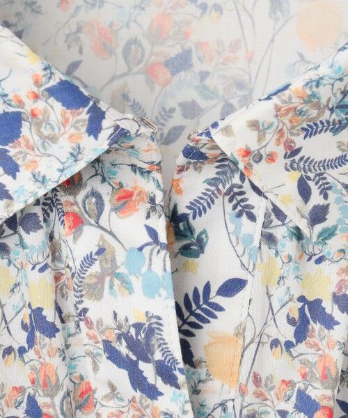 L size ONWARD(大きいサイズ) / エルサイズオンワード シャツ・ブラウス | 【洗える】Liberty シャツカラー スキッパー ブラウス | 詳細9