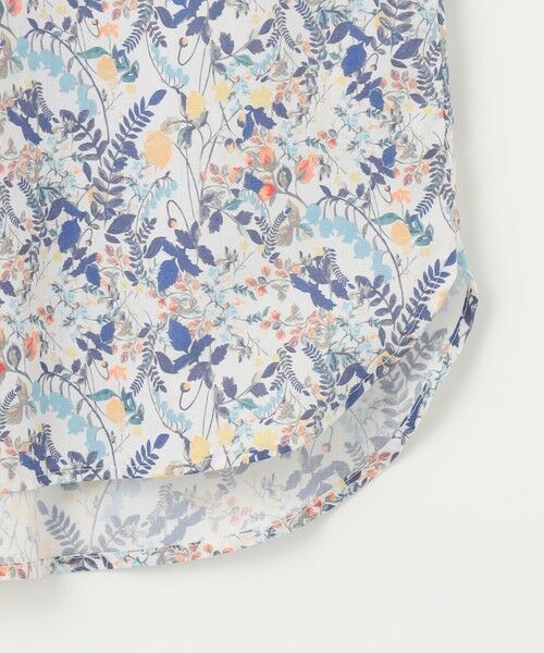 L size ONWARD(大きいサイズ) / エルサイズオンワード シャツ・ブラウス | 【洗える】Liberty バンドカラー プルオーバー ブラウス | 詳細9