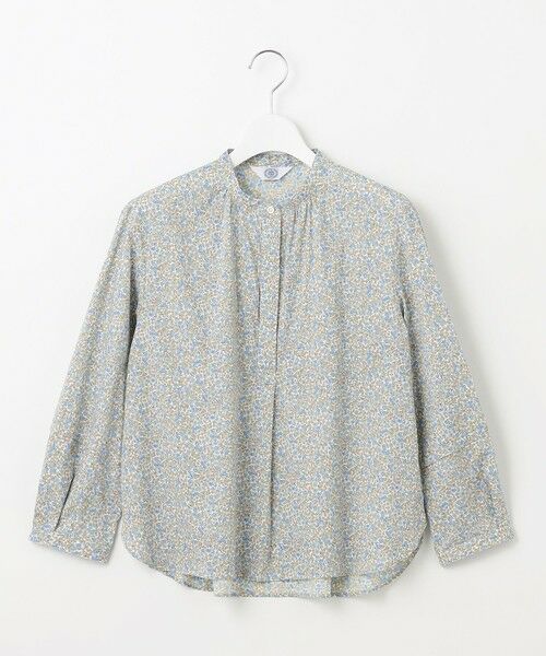 セール】 【洗える】Liberty バンドカラー プルオーバー