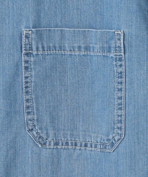 L size ONWARD(大きいサイズ) / エルサイズオンワード シャツ・ブラウス | 【洗える】5ozバージラコンパクト デニムシャツ | 詳細11