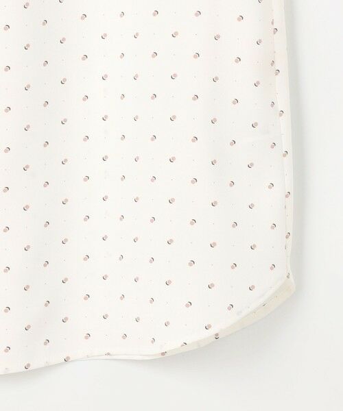 L size ONWARD(大きいサイズ) / エルサイズオンワード シャツ・ブラウス | 【洗える】バイカラーラッフルボウ ブラウス | 詳細7