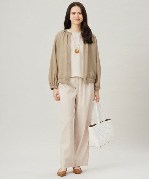 L size ONWARD(大きいサイズ) / エルサイズオンワード シャツ・ブラウス | 【セットアップ対応・洗える】LIPストレッチプルオーバー ブラウス | 詳細3