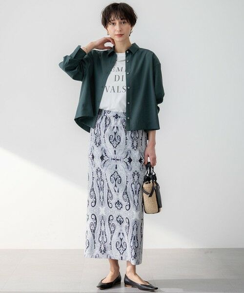 L size ONWARD(大きいサイズ) / エルサイズオンワード シャツ・ブラウス | 【Oggi5月号掲載/接触冷感/速乾性】シアータンブラー シャツ | 詳細15