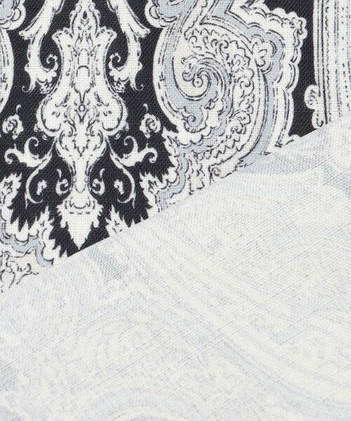 L size ONWARD(大きいサイズ) / エルサイズオンワード シャツ・ブラウス | 【洗える】Ratti ドローイング ペイズリー プリント ブラウス | 詳細9