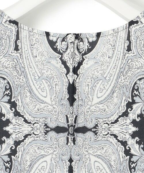 L size ONWARD(大きいサイズ) / エルサイズオンワード シャツ・ブラウス | 【洗える】Ratti ドローイング ペイズリー プリント ブラウス | 詳細6