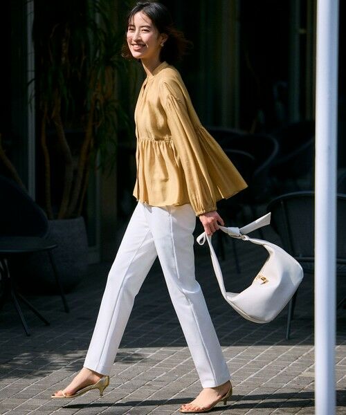 L size ONWARD(大きいサイズ) / エルサイズオンワード シャツ・ブラウス | 【WEB&一部店舗限定カラーあり】ソフトオーガンジー ボリューム ブラウス | 詳細8