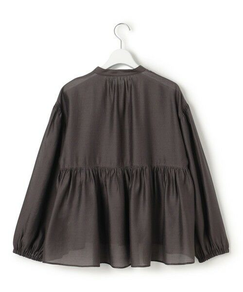 L size ONWARD(大きいサイズ) / エルサイズオンワード シャツ・ブラウス | 【WEB&一部店舗限定カラーあり】ソフトオーガンジー ボリューム ブラウス | 詳細15