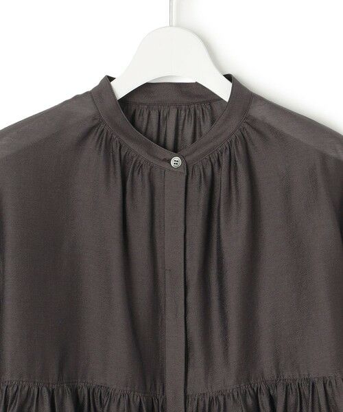 L size ONWARD(大きいサイズ) / エルサイズオンワード シャツ・ブラウス | 【WEB&一部店舗限定カラーあり】ソフトオーガンジー ボリューム ブラウス | 詳細16