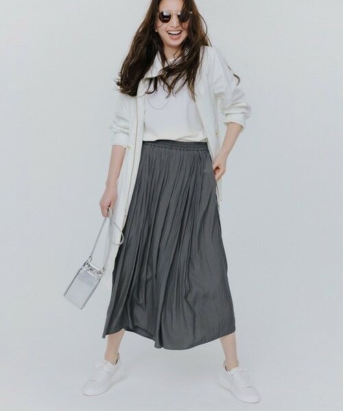 L size ONWARD(大きいサイズ) / エルサイズオンワード その他アウター | 【撥水・洗える】Artirosa スタンドカラー ロング丈 コート | 詳細1