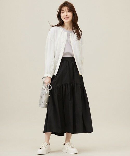 美品 23区L大きいサイズ 洗えるシアーブルゾン44 ジャケット オンワード樫山 洗える】シアー ブルゾン（JKWWSM0403） | 23区 L