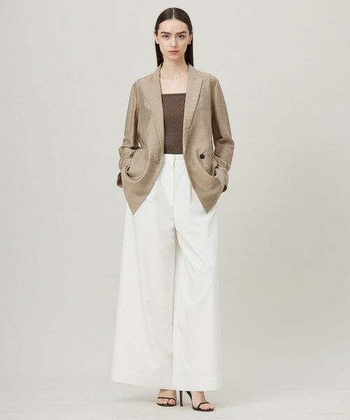 L size ONWARD(大きいサイズ) / エルサイズオンワード その他アウター | 【接触冷感・速乾・洗える】 リヨセルシアー ジャケット | 詳細1