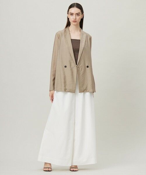 L size ONWARD(大きいサイズ) / エルサイズオンワード その他アウター | 【接触冷感・速乾・洗える】 リヨセルシアー ジャケット | 詳細2