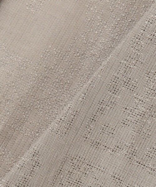 L size ONWARD(大きいサイズ) / エルサイズオンワード ノーカラージャケット | 【日本製・洗える】ペイズリーレノクロス ノーカラージャケット | 詳細11