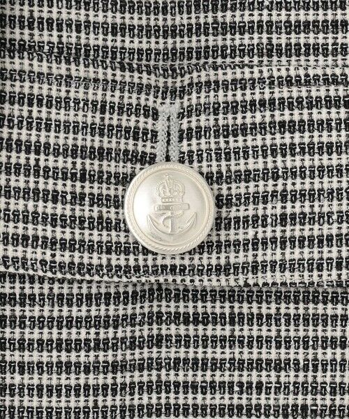 L size ONWARD(大きいサイズ) / エルサイズオンワード ノーカラージャケット | 【洗える】Calameraリングメッシュ ジャケット | 詳細14