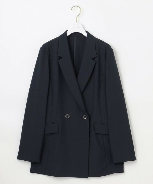 L size ONWARD(大きいサイズ) / エルサイズオンワード その他アウター | 【UVカット・接触冷感・吸水速乾】スマートビューティストレッチ  ダブルブレストジャケット | 詳細12