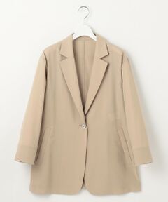 L size ONWARD(大きいサイズ) / エルサイズオンワード テーラードジャケット | 【洗える】ライトシャツ ジャケット