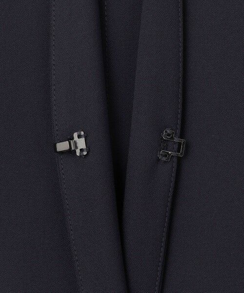 L size ONWARD(大きいサイズ) / エルサイズオンワード ノーカラージャケット | 【セットアップ対応・接触冷感・UVケア・洗える】ライトストレッチノーカラー ジャケット | 詳細10