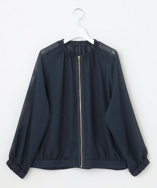 L size ONWARD(大きいサイズ) / エルサイズオンワード ブルゾン | 【洗える】メッシュ ブルゾン | 詳細5