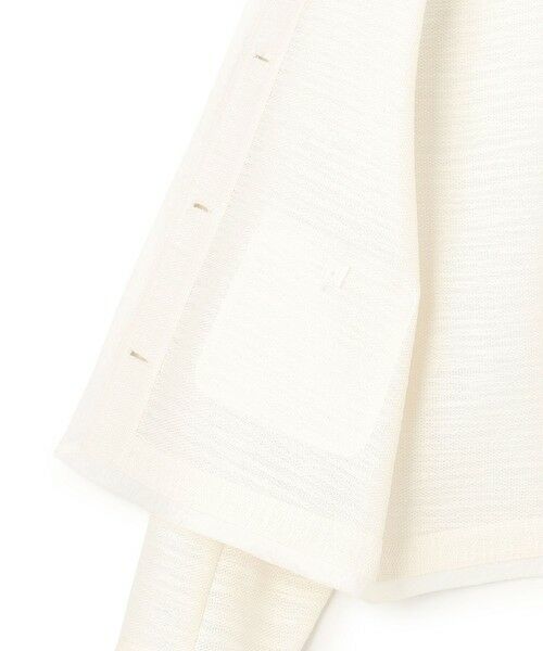 L size ONWARD(大きいサイズ) / エルサイズオンワード ノーカラージャケット | 【Oggi5月号掲載】サマーツイード ジャケット | 詳細13