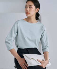 L size ONWARD(大きいサイズ) / エルサイズオンワード カットソー | 【接触冷感・UVケア・洗える】 コンフォートプレーティング デザインカットソー