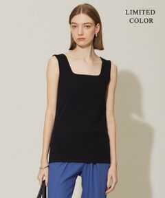 L size ONWARD(大きいサイズ) / エルサイズオンワード タンクトップ | 【WEB限定カラーあり・洗える】 ブロードステッチリブ タンクトップ
