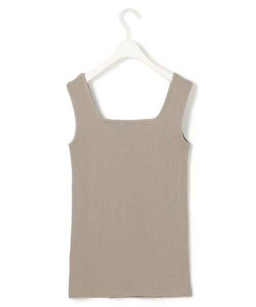 L size ONWARD(大きいサイズ) / エルサイズオンワード タンクトップ | 【WEB限定カラーあり・洗える】 ブロードステッチリブ タンクトップ | 詳細9