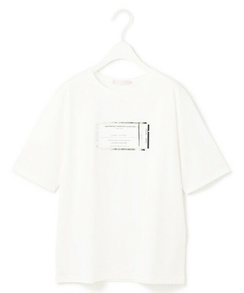 L size ONWARD(大きいサイズ) / エルサイズオンワード カットソー | 【新色追加・接触冷感・UVケア・洗える】 ロゴTEE | 詳細4