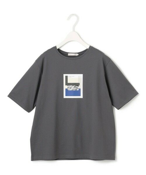 L size ONWARD(大きいサイズ) / エルサイズオンワード カットソー | 【新色追加・接触冷感・UVケア・洗える】 ロゴTEE | 詳細13