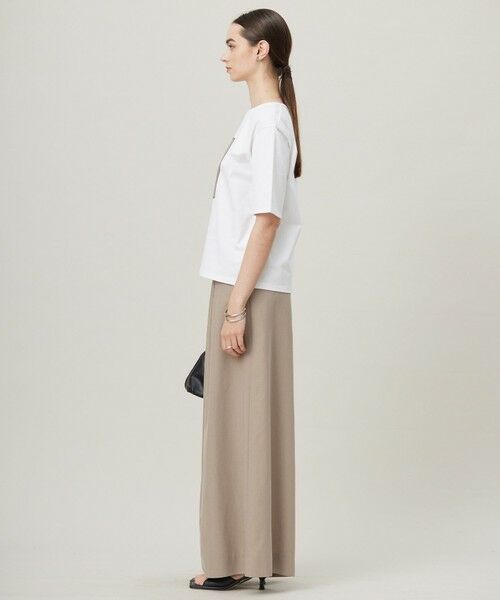 L size ONWARD(大きいサイズ) / エルサイズオンワード カットソー | 【日本製・接触冷感・UVケア・洗える】ペイズリーレノクロス TEE | 詳細2