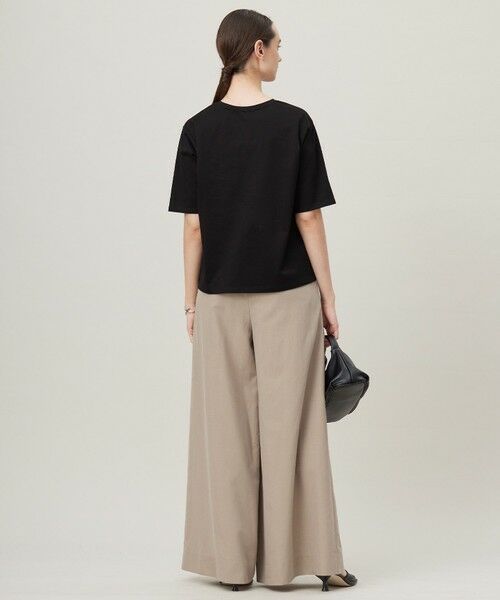 L size ONWARD(大きいサイズ) / エルサイズオンワード カットソー | 【日本製・接触冷感・UVケア・洗える】ペイズリーレノクロス TEE | 詳細8