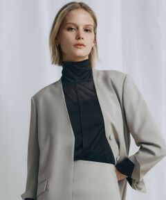 L size ONWARD(大きいサイズ) / エルサイズオンワード カットソー | 【WEB＆一部店舗限定】SheerSerika ハイネックプルオーバー