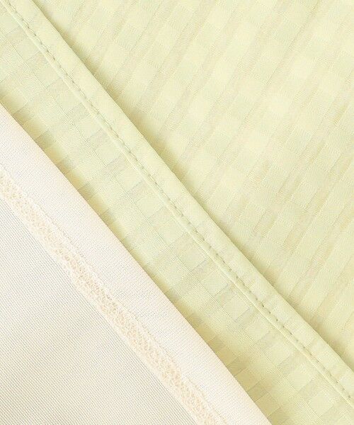 L size ONWARD(大きいサイズ) / エルサイズオンワード カットソー | 【洗える】コットンブレンドチェック バンドカラー カットソー | 詳細10