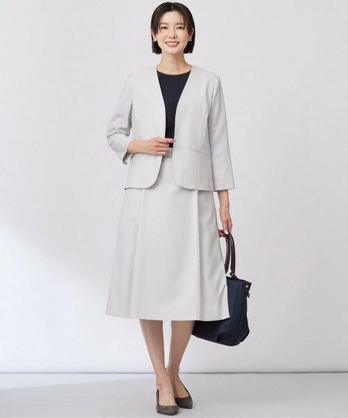 L size ONWARD(大きいサイズ) / エルサイズオンワード カットソー | 【WEB限定カラーあり・洗える】スムースジャージー カットソー | 詳細2