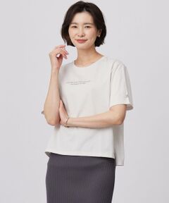 L size ONWARD(大きいサイズ) / エルサイズオンワード カットソー | 【洗える】ロゴTEE カットソー