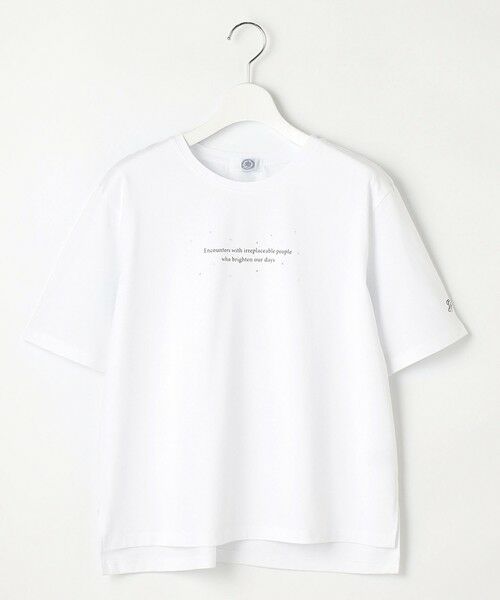 L size ONWARD(大きいサイズ) / エルサイズオンワード カットソー | 【洗える】ロゴTEE カットソー | 詳細5