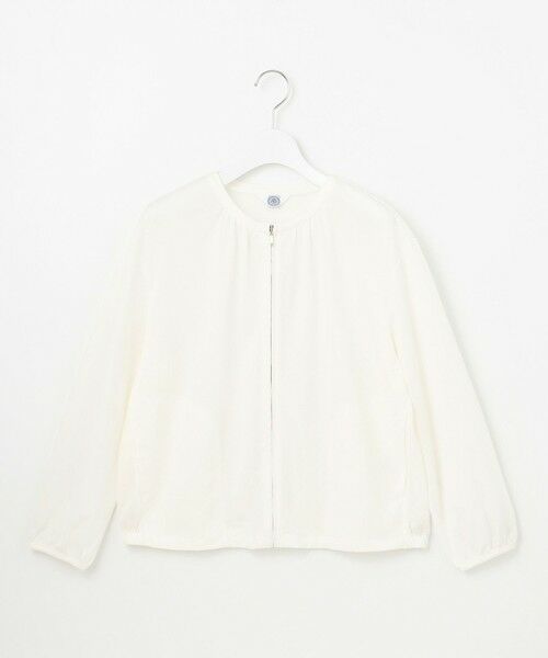 L size ONWARD(大きいサイズ) / エルサイズオンワード カットソー | 【接触冷感・洗える】シアー ブルゾン | 詳細3