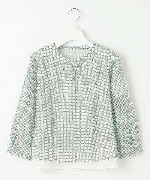 L size ONWARD(大きいサイズ) / エルサイズオンワード カットソー | チェックプリント カットソー | 詳細5