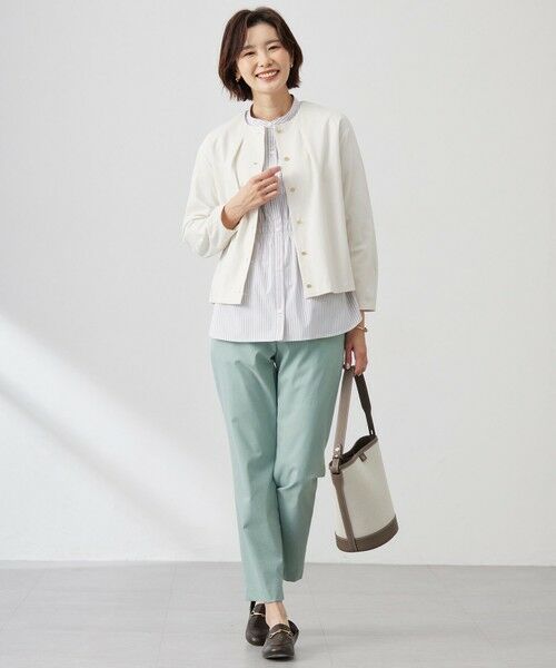 L size ONWARD(大きいサイズ) / エルサイズオンワード カーディガン・ボレロ | ハイゲージポンチ カーディガン | 詳細3