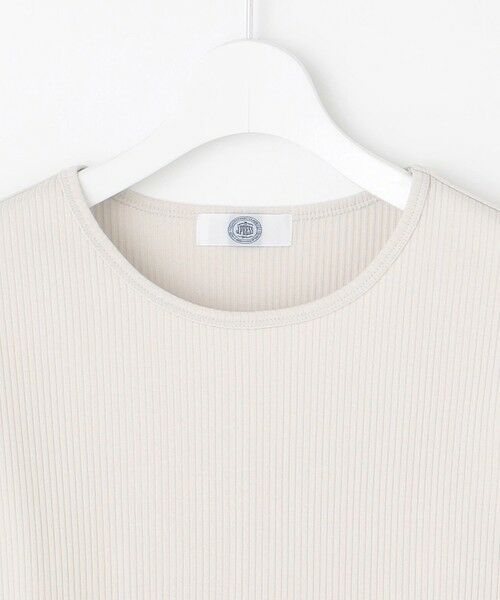 L size ONWARD(大きいサイズ) / エルサイズオンワード カットソー | リブ クルーネック カットソー | 詳細8