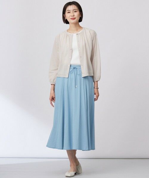 L size ONWARD(大きいサイズ) / エルサイズオンワード タンクトップ | リブ ノースリーブ カットソー | 詳細5