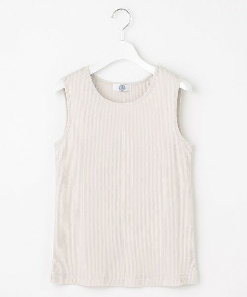 L size ONWARD(大きいサイズ) / エルサイズオンワード タンクトップ | リブ ノースリーブ カットソー | 詳細16