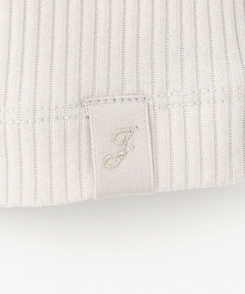 L size ONWARD(大きいサイズ) / エルサイズオンワード タンクトップ | リブ ノースリーブ カットソー | 詳細21