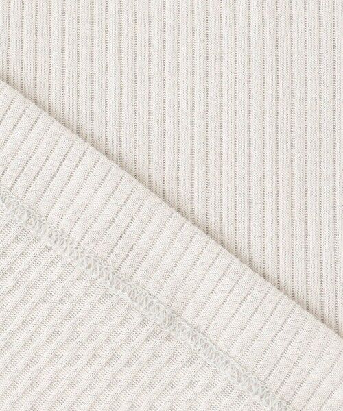 L size ONWARD(大きいサイズ) / エルサイズオンワード タンクトップ | リブ ノースリーブ カットソー | 詳細22