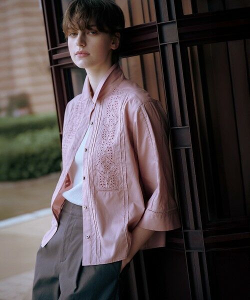 L size ONWARD(大きいサイズ) / エルサイズオンワード タンクトップ | リブ ノースリーブ カットソー | 詳細12