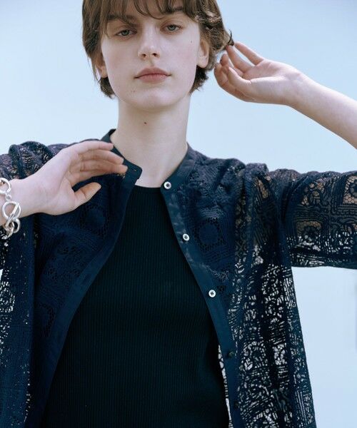 L size ONWARD(大きいサイズ) / エルサイズオンワード タンクトップ | リブ ノースリーブ カットソー | 詳細26