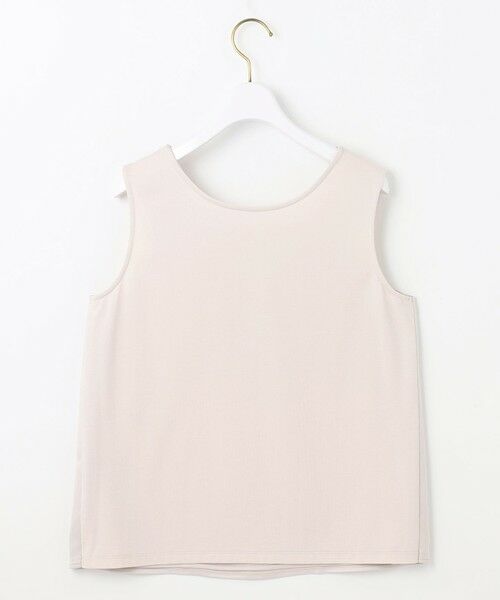 L size ONWARD(大きいサイズ) / エルサイズオンワード タンクトップ | 【洗える】サテン2WAY タンクトップ | 詳細16