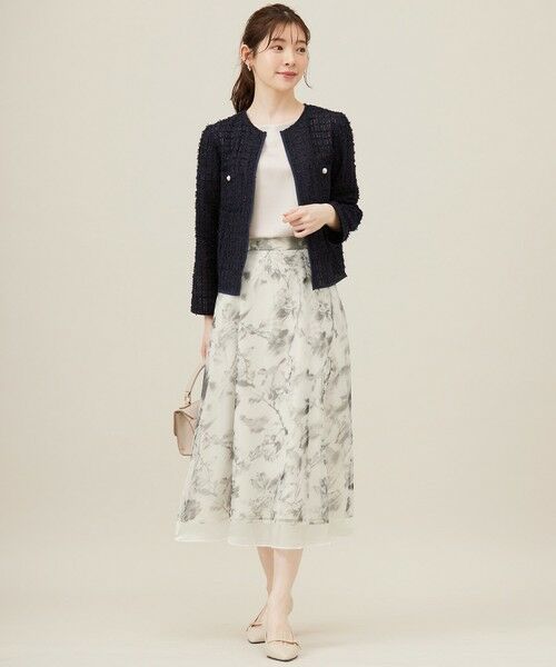 L size ONWARD(大きいサイズ) / エルサイズオンワード カットソー | 【洗える】サテン プルオーバー | 詳細25