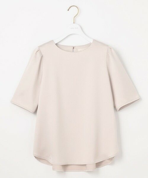 L size ONWARD(大きいサイズ) / エルサイズオンワード カットソー | 【洗える】サテン プルオーバー | 詳細26