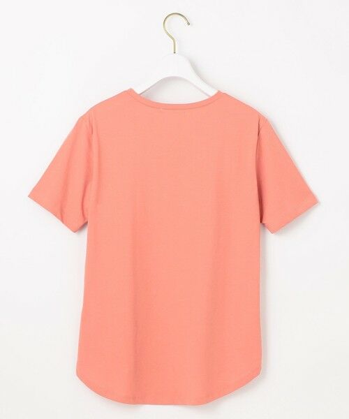 L size ONWARD(大きいサイズ) / エルサイズオンワード カットソー | 【洗える】ベーシックロゴ刺繍 Tシャツ | 詳細9