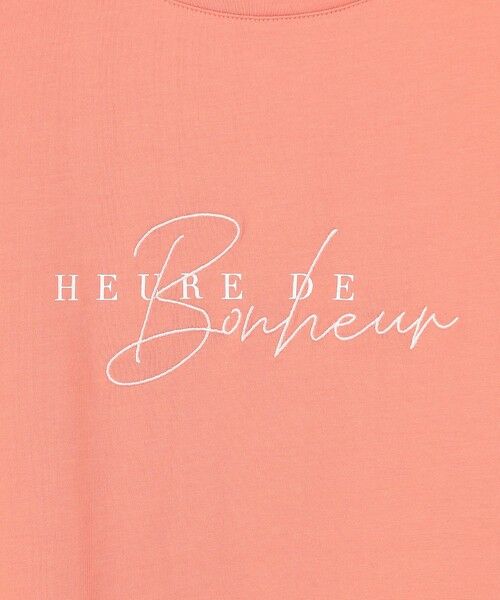 L size ONWARD(大きいサイズ) / エルサイズオンワード カットソー | 【洗える】ベーシックロゴ刺繍 Tシャツ | 詳細11